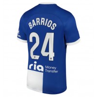 Atletico Madrid Pablo Barrios #24 Gostujuci Dres 2023-24 Kratak Rukav